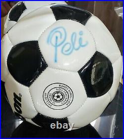 Pele The Black Pearl Autographed Signed Auto Authentic Wilson Soccer Ball Coa