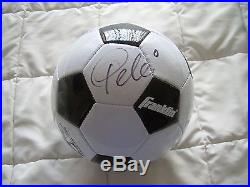 Pele autographed soccer ball signed and authenticated