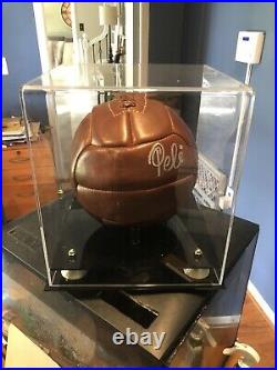 Pele autographed vintage soccer ball BGS authentic With Case