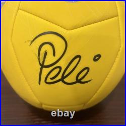 Pele signed soccer ball With certificate Of Authenticity