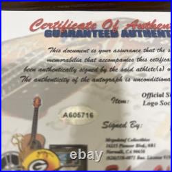 Pele signed soccer ball With certificate Of Authenticity