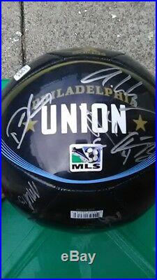 Philadelphia Union Autographed Soccer Ball 2013/2014 Team