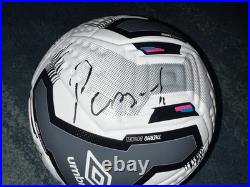 Pibe Carlos Valderrama Signed Official Soccer Ball Columbia Legend JSA Auth Pibe Carlos Valderrama Signed Official Soccer Ball Columbia Legend JSA Auth
