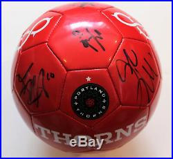 Portland Thorns 2018 Team Signed Soccer Ball withCOA Portland Thorns Size 4