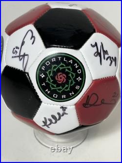 Portland Thorns FC Autographed Mini Soccer Ball 2018-2019 Season Players