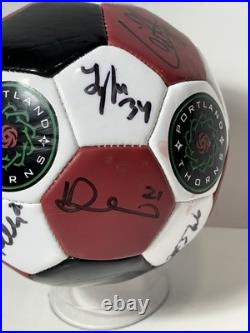 Portland Thorns FC Autographed Mini Soccer Ball 2018-2019 Season Players