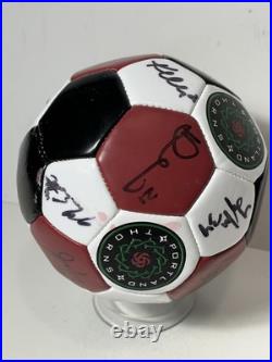 Portland Thorns FC Autographed Mini Soccer Ball 2018-2019 Season Players