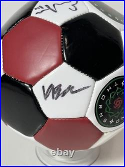 Portland Thorns FC Autographed Mini Soccer Ball 2018-2019 Season Players