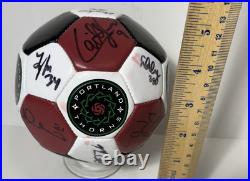 Portland Thorns FC Autographed Mini Soccer Ball 2018-2019 Season Players