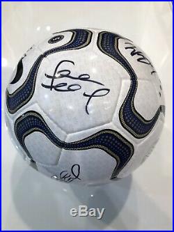 Premier League Legends Multi Signed Limited Edition Nike Ball
