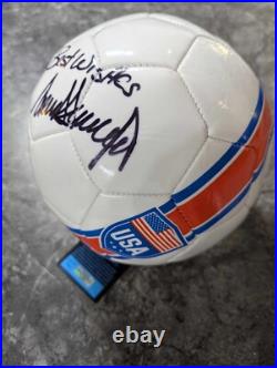 President Donald Trump Autographed Soccer Ball with COA President Donald Trump Autographed Soccer Ball with COA