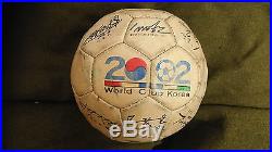 RARE PROMO Korea National Soccer Team Member Printed Signed Football Ball