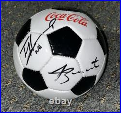 RARE Tim Howard Jameis Winston Auto Signed Mini Soccer Ball Coca Cola NYC FIFA