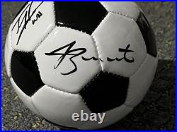 RARE Tim Howard Jameis Winston Auto Signed Mini Soccer Ball Coca Cola NYC FIFA