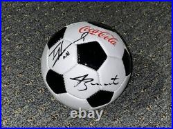 RARE Tim Howard Jameis Winston Auto Signed Mini Soccer Ball Coca Cola NYC FIFA
