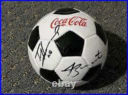 RARE Tim Howard Jameis Winston Auto Signed Mini Soccer Ball Coca Cola NYC FIFA