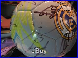 REAL MADRID CF 2015-2016 SIGNED x20 SOCCER BALL FOOTBALL Ronaldo-Benzema-Modric