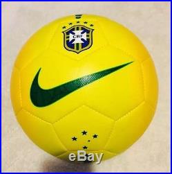 RONALDINHO GAUCHO SIGNED NIKE BRAZIL SOCCER BALL WithEXACT PROOF BARCELONA PSG #2