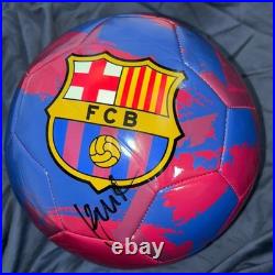 Rafa Marquez Signed Barcelona Soccer Ball With Proof Rafael