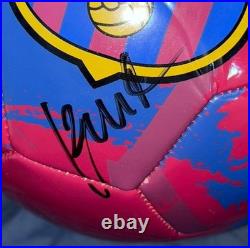 Rafa Marquez Signed Barcelona Soccer Ball With Proof Rafael