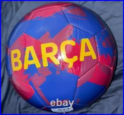 Rafa Marquez Signed Barcelona Soccer Ball With Proof Rafael