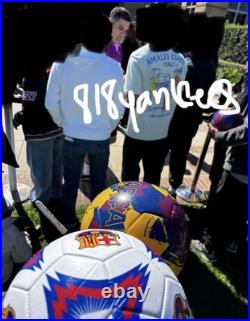 Rafa Marquez Signed Barcelona Soccer Ball With Proof Rafael
