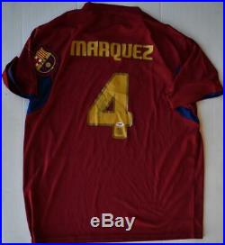 Rafael RAFRA Marquez Signed Barcelona Jersey withPSA FIFA World Cup La Liga UEFA