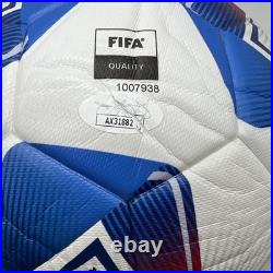 Raphina & Dorival Júnior Signed Soccer Ball JSA Brazil