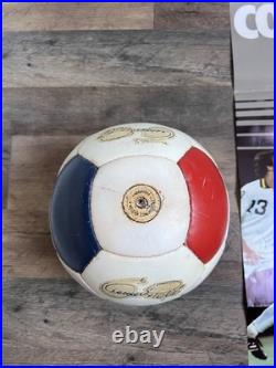 Rare 1979/80s Pele Soccer Camp NY Cosmos Merch Signed Brazil Soccer Ball & More