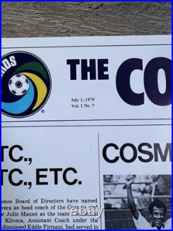 Rare 1979/80s Pele Soccer Camp NY Cosmos Merch Signed Brazil Soccer Ball & More
