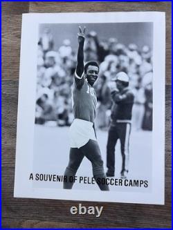 Rare 1979/80s Pele Soccer Camp NY Cosmos Merch Signed Brazil Soccer Ball & More