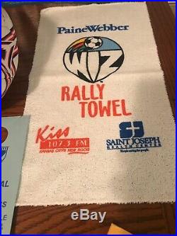 Rare MLS Kansas City Wizards 1996 Team Signed Ball, Rally Towel Programs Tickets