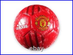 Rasmus Hojlund Signed Autographed Soccer Ball Manchester United BAS BP10456