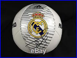 Raul Gonzalez Blanco Signed Autographed Soccer Ball Real Madrid Adidas Coa