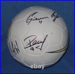 Raul Jimenez Alexis Vega Santi Signed Auto'd Nike Soccer Ball Mexico World Cup