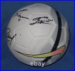 Raul Jimenez Alexis Vega Santi Signed Auto'd Nike Soccer Ball Mexico World Cup