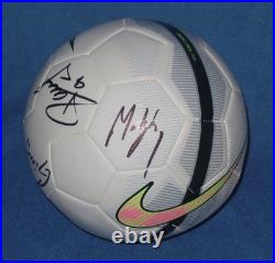 Raul Jimenez Alexis Vega Santi Signed Auto'd Nike Soccer Ball Mexico World Cup