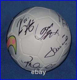 Raul Jimenez Alexis Vega Santi Signed Auto'd Nike Soccer Ball Mexico World Cup