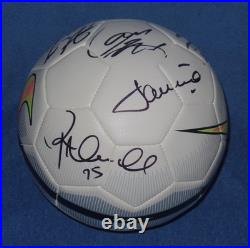 Raul Jimenez Alexis Vega Santi Signed Auto'd Nike Soccer Ball Mexico World Cup