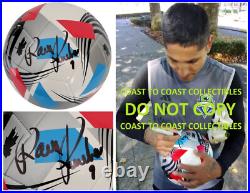 Raul Ruidiaz Seattle Sounders FC signed MLS Soccer ball proof COA autographed