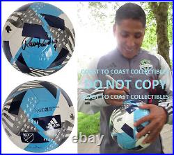 Raul Ruidiaz Seattle Sounders FC signed MLS Soccer ball proof COA autographed Raul Ruidiaz Seattle Sounders FC signed MLS Soccer ball proof COA autographed