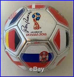 Raul Ruidiaz Seattle Sounders signed 2018 World Cup Russia F/S Soccer Ball Peru