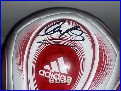 Ray Parlour Signed Autographed Arsenal Fc Logo Full Size Soccer Ball Coa