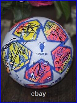 Real Madrid Champions Ball Team Signed
