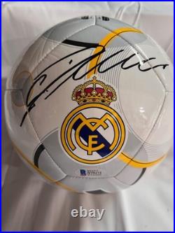 Real Madrid Cristiano Ronaldo Signed Autographed Soccer Ball Beckett BAS