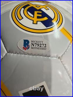Real Madrid Cristiano Ronaldo Signed Autographed Soccer Ball Beckett BAS