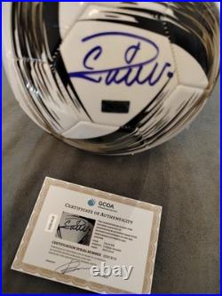 Real Madrid Cristiano Ronaldo signed ball with GCOA certificate