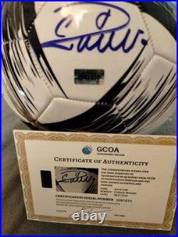 Real Madrid Cristiano Ronaldo signed ball with GCOA certificate