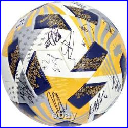 Revolution Signed Match-Used Soccer Ball 2021 MLS Season with19 Signatures-AB78600