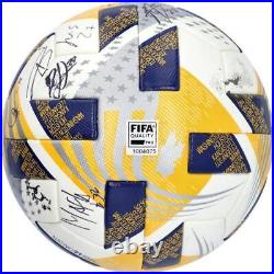 Revolution Signed Match-Used Soccer Ball 2021 MLS Season with19 Signatures-AB78600
